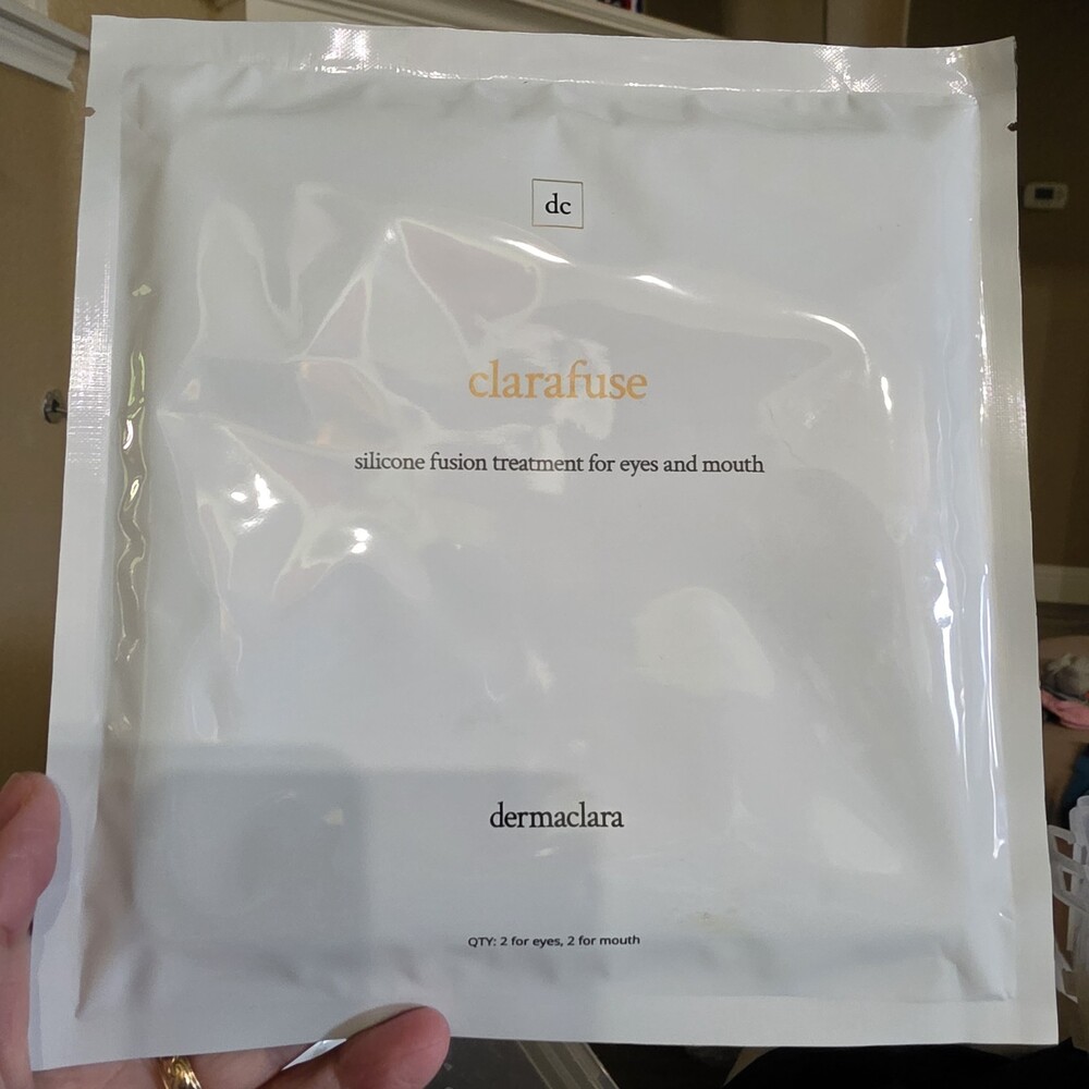 Dermaclara Clarafuse Face Silicone Dermapads 2 Eyes 2 Mouth  New